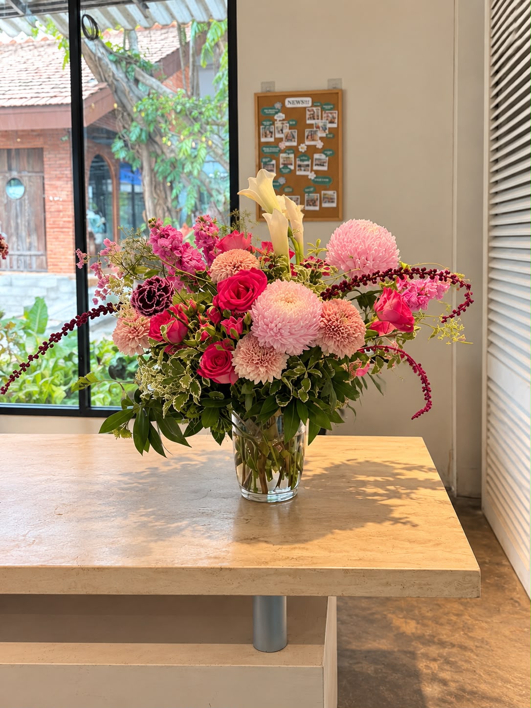 Blushing Rose & Peony Bouquet